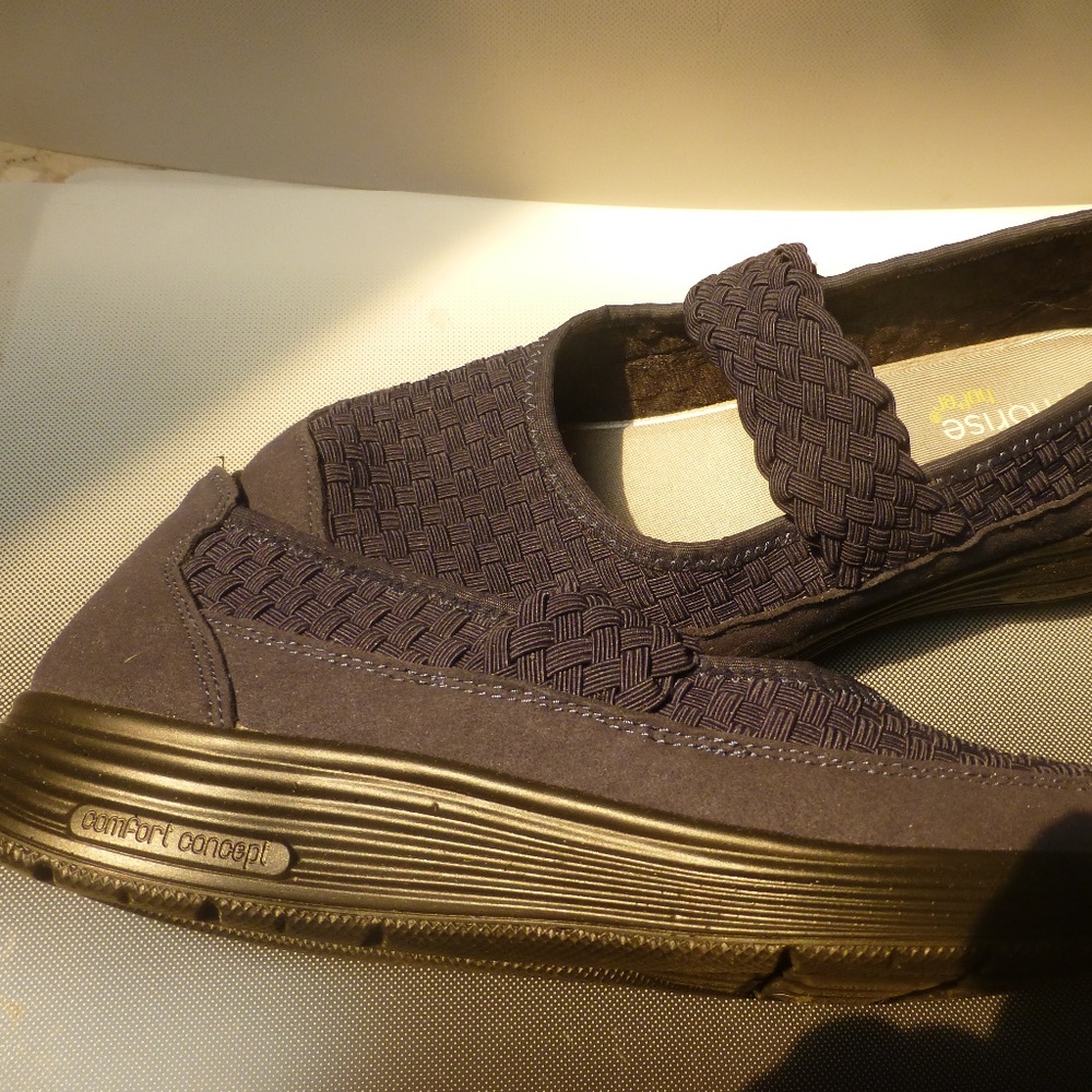 Hotter'Comfort Concept' blue velocity mary janes